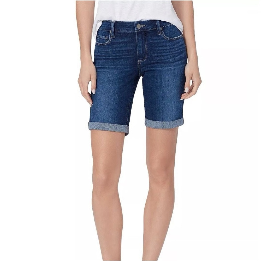 Paige Jax Denim Bermuda Jean Shorts in Amara Women’s Sz 26 - Picture 2 of 7